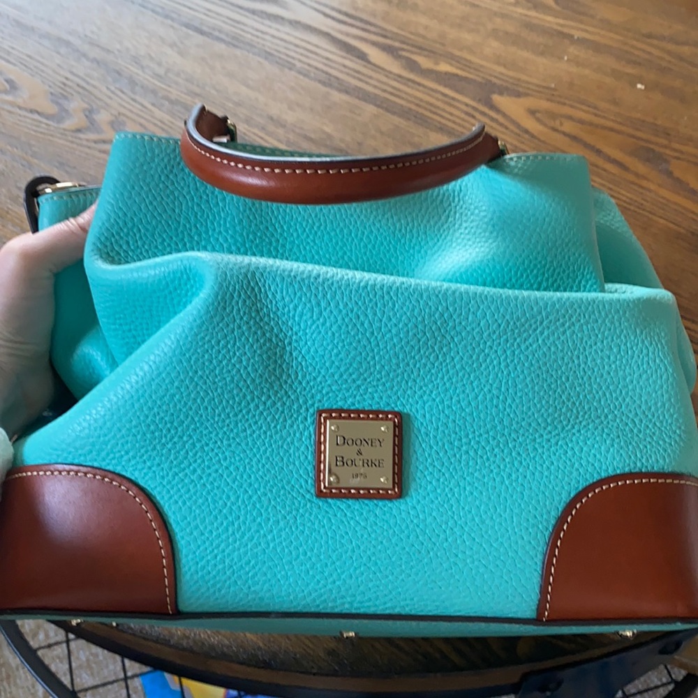 Dooney and bourke teal purse